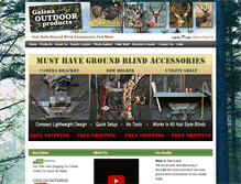 Tablet Screenshot of galenaoutdoorproducts.com